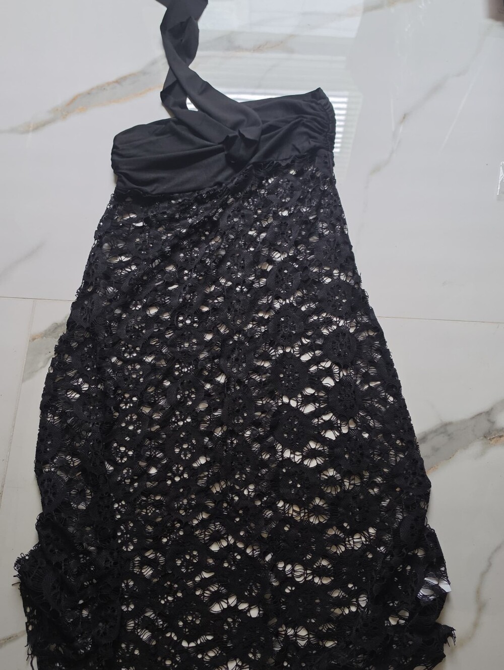 women beach dress 2 in 1 sexy ladies white/black l - Picture 6 of 6